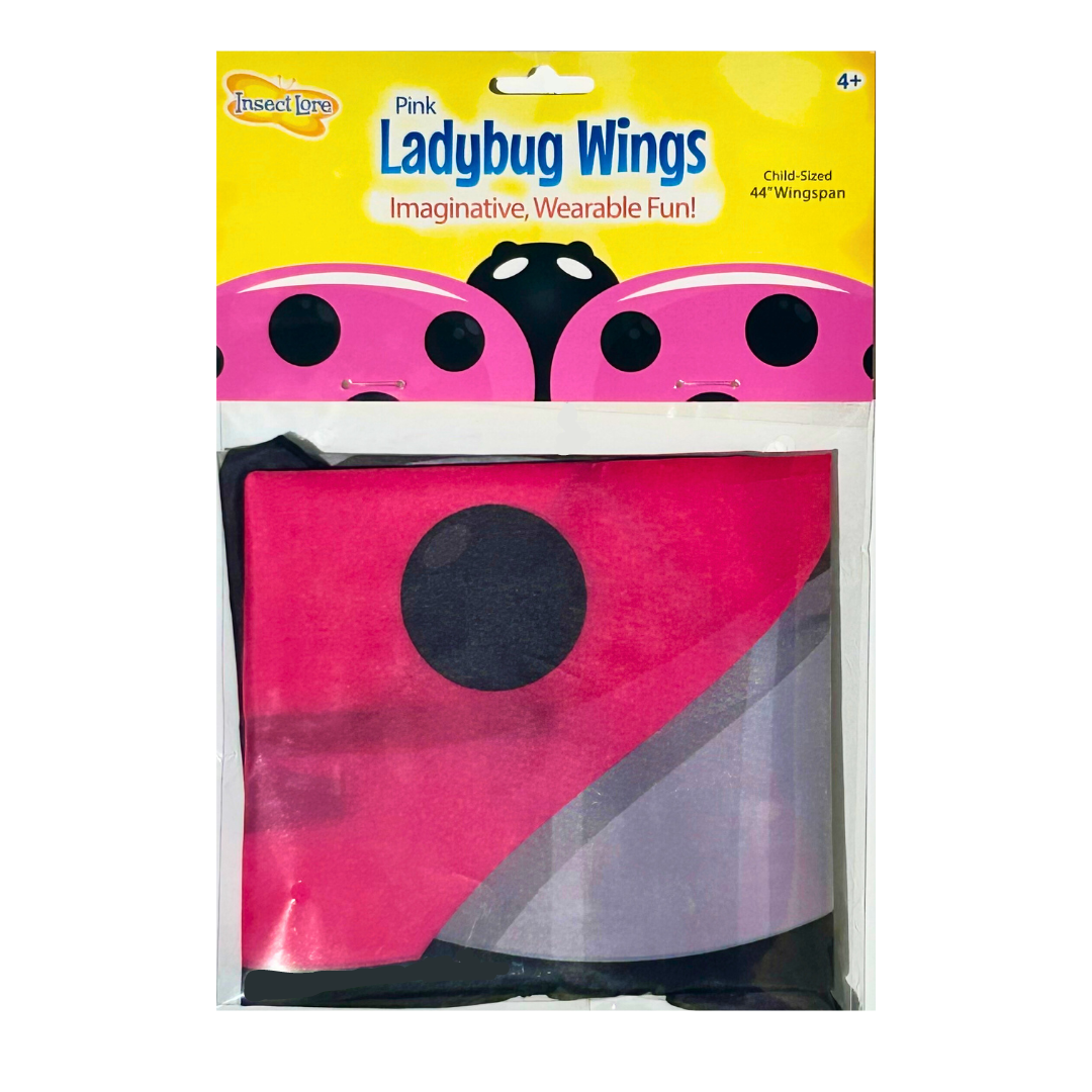 Pink Dress Up Ladybug Wings