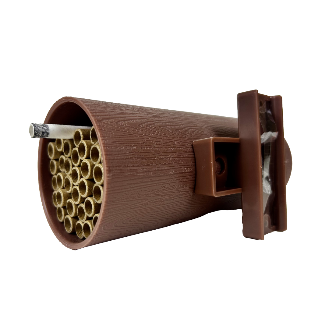 Mason Bee Hatching Habitat with Live Mason Bee Cocoons